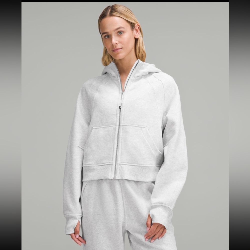 SOLD Scuba oversized full-zip hoodie